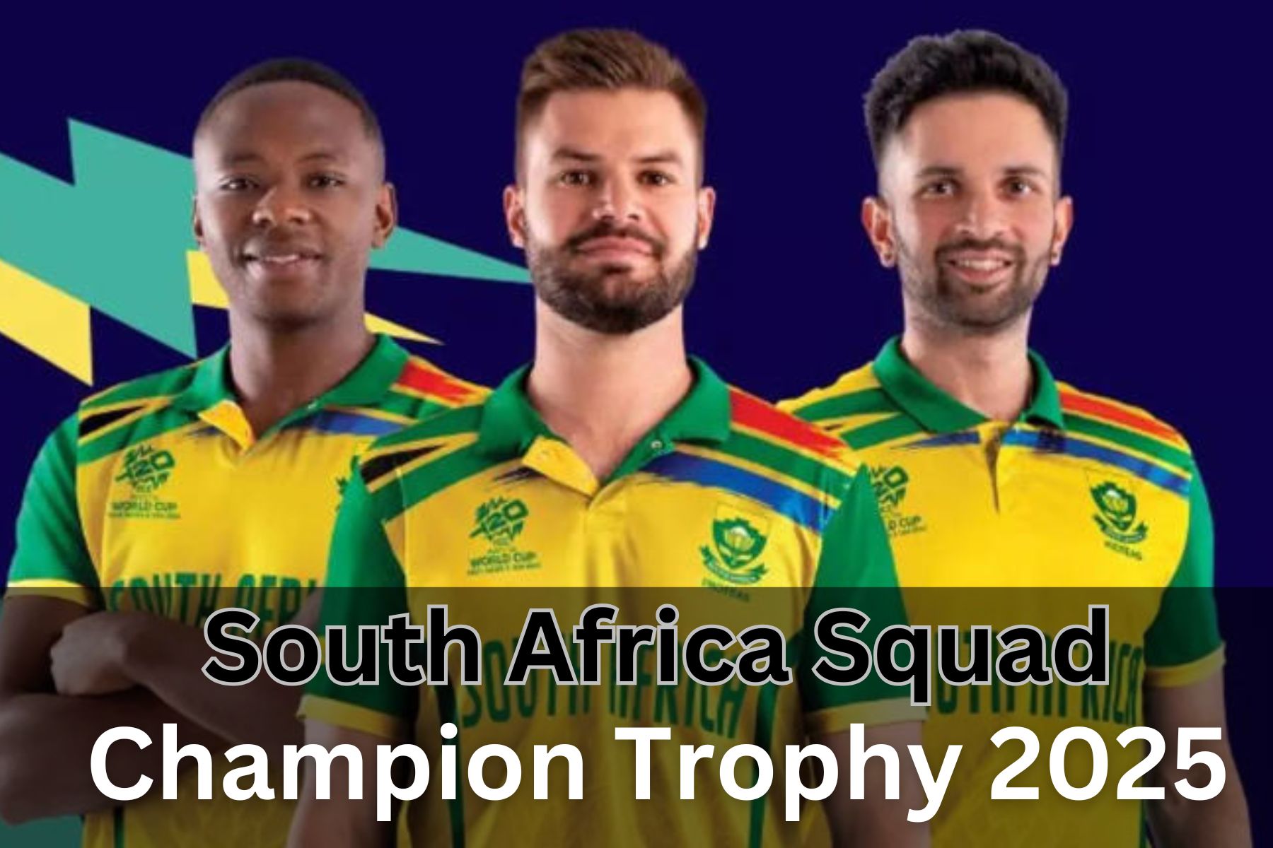 champions trophy South Africa squad 2025